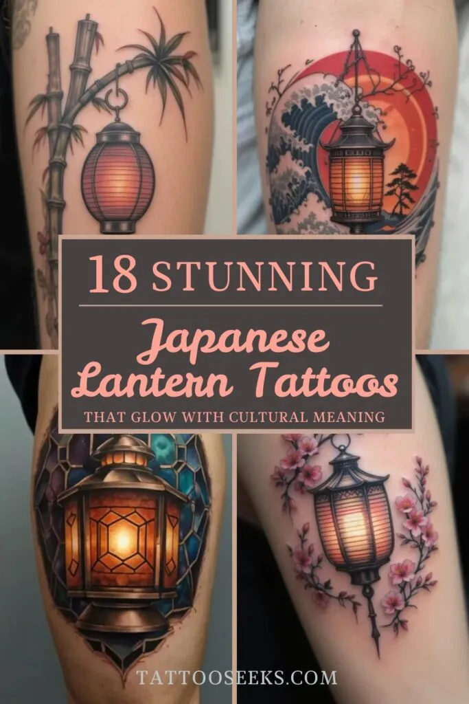 Japanese Lantern Tattoos
