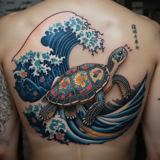 Japanese Wave Turtle