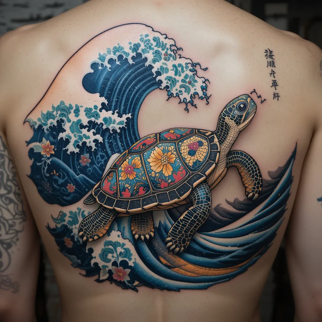 Japanese Wave Turtle
