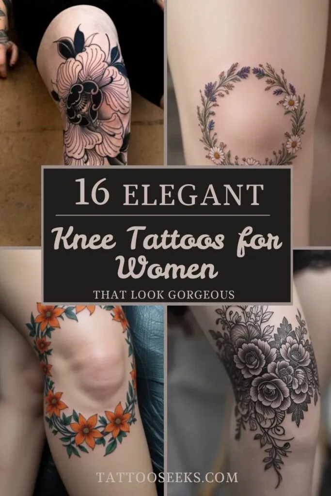Knee Tattoos for Women