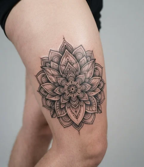 Lotus Mandala Tattoo