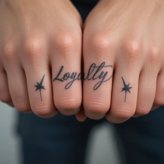 Loyalty Scripted on Fingers
