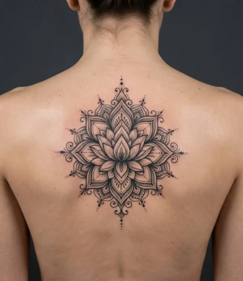 Mandala Flower Tattoo