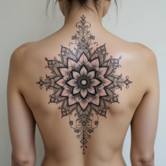 Mandala Flower Tattoo