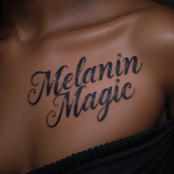 Melanin Magic Lettering