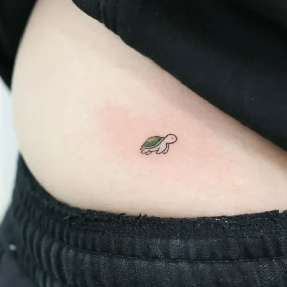 Minimalist Turtle Outline