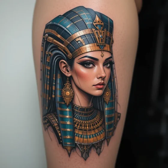 Modern Cleopatra with Futuristic Twist