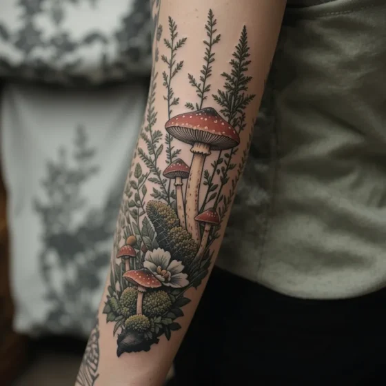 Mushrooms and Forest Flora