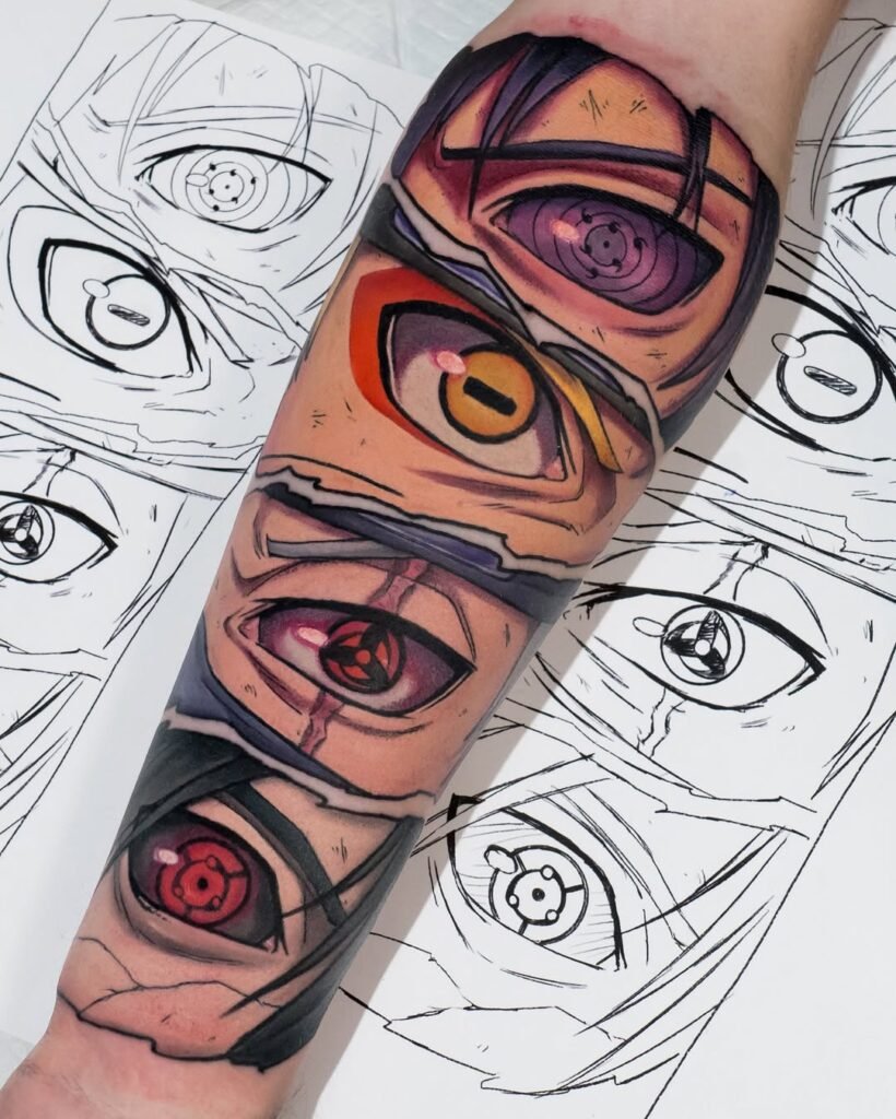 16 Sharingan Tattoo Ideas That Unleash Hidden Power