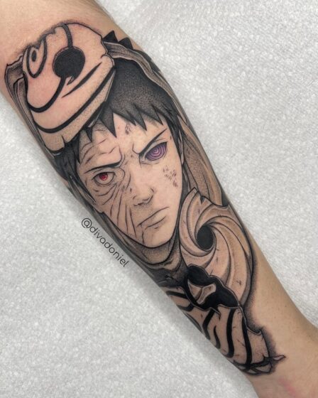 Obito’s Mangekyō and Rinnegan Fusion