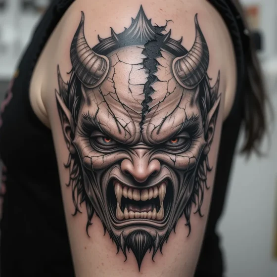 Oni Mask Cracked or Broken