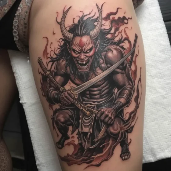 Oni with Katana in Hand