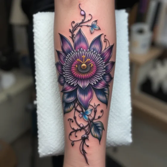 Passion Flower Tattoo