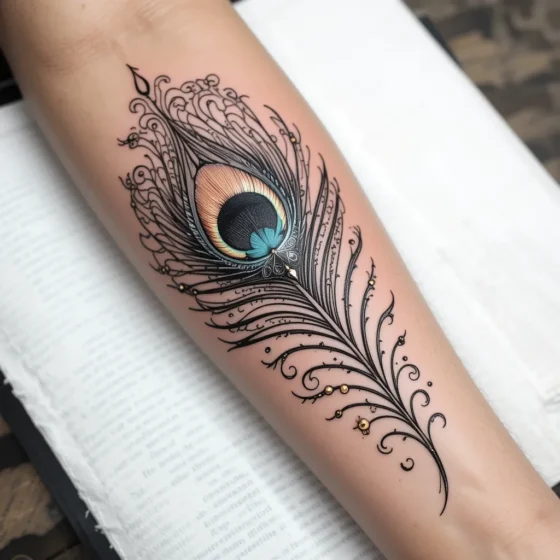Peacock Feather Tattoo
