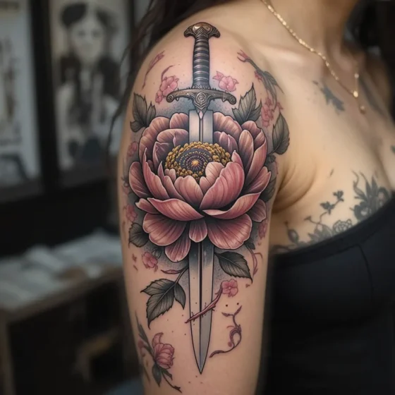 Peony and Dagger