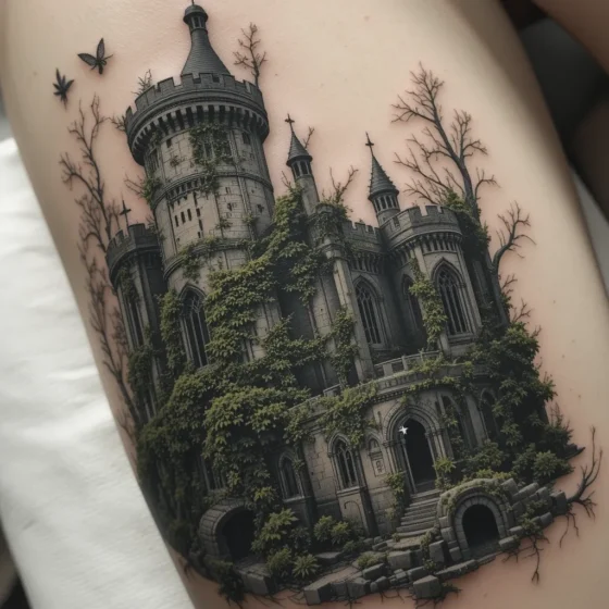Ruin Covered in Ivy