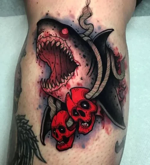 Skull-Shark Fusion Design