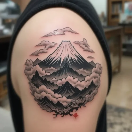 Snow-Capped Mount Fuji