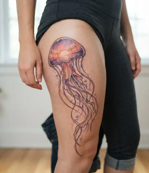 Sunset Jellyfish