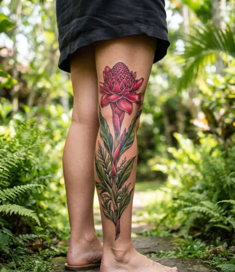 Torch Ginger Tattoo