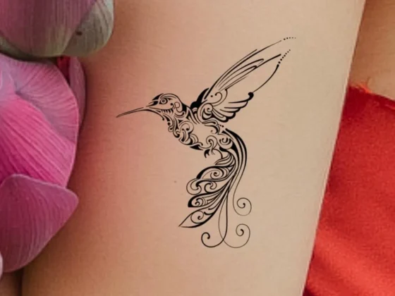 Tribal-Style Hummingbird