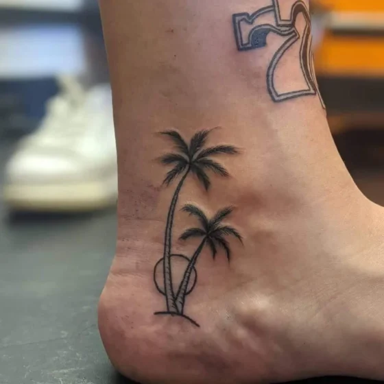 Twin Palm Trees