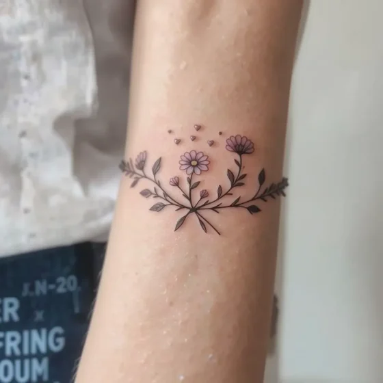 Aster Vine Around Wrist