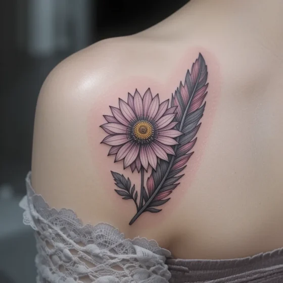 Aster and Feather Combo
