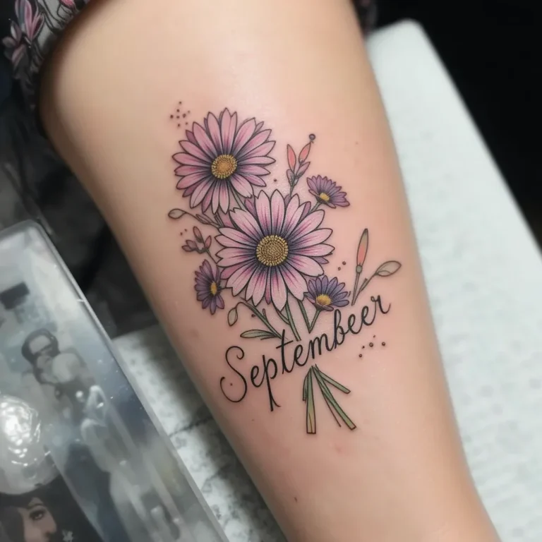 Aster with Name Script