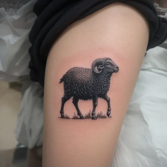 Black Sheep Walking Solo