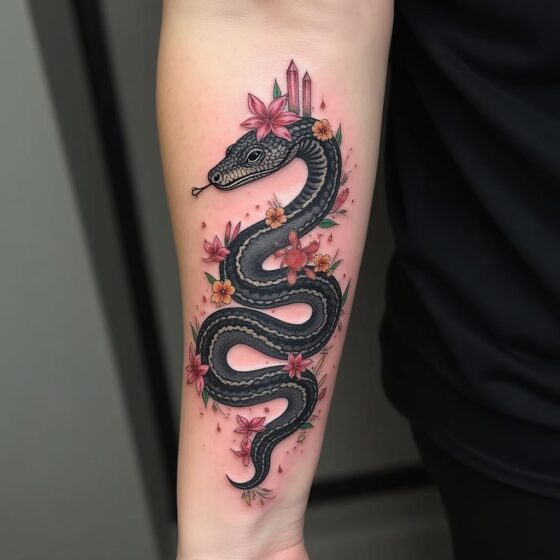 Crystal-Infused Snake