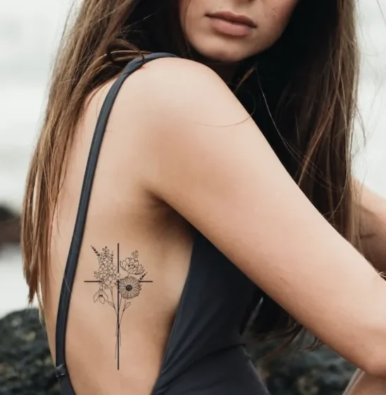 Fine Line Aster on the Ribcage