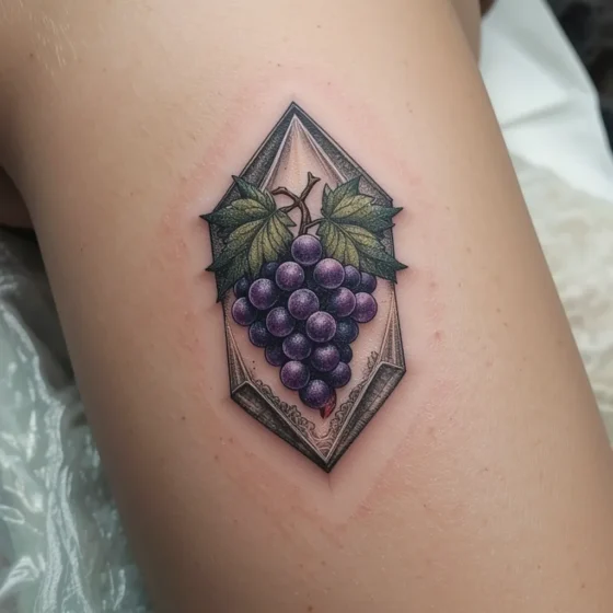 Grape Bunch in a Crystal