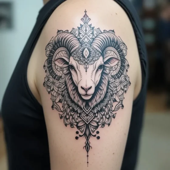 Mandala Patterned Sheep