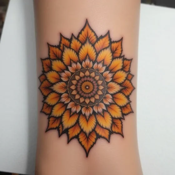 Mandala Sunflower Fusion