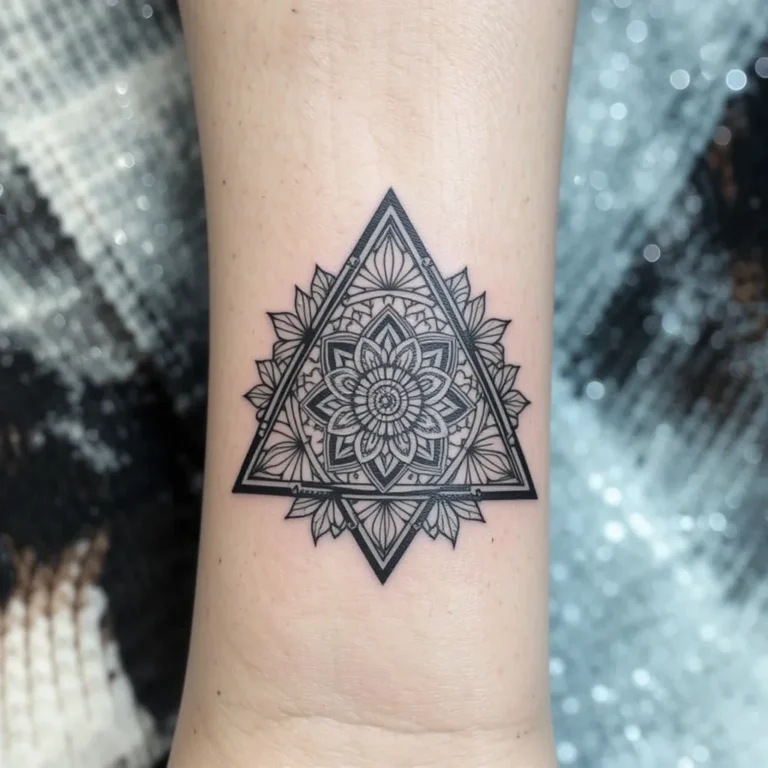 Mandala with Sacred Triangle