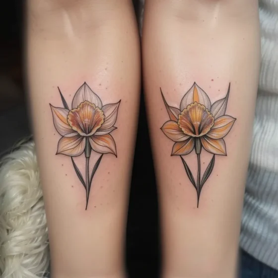 Matching Daffodils for Couples or Friends