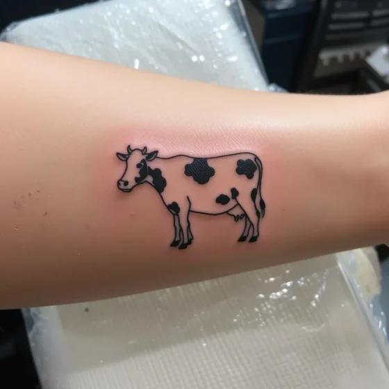 Minimalist Cow Outline