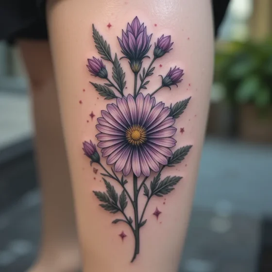 Realistic Aster on the Calf