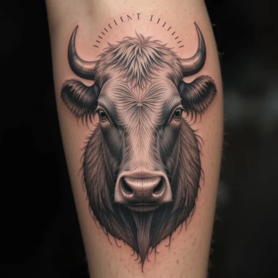 Realistic Cow Portrait