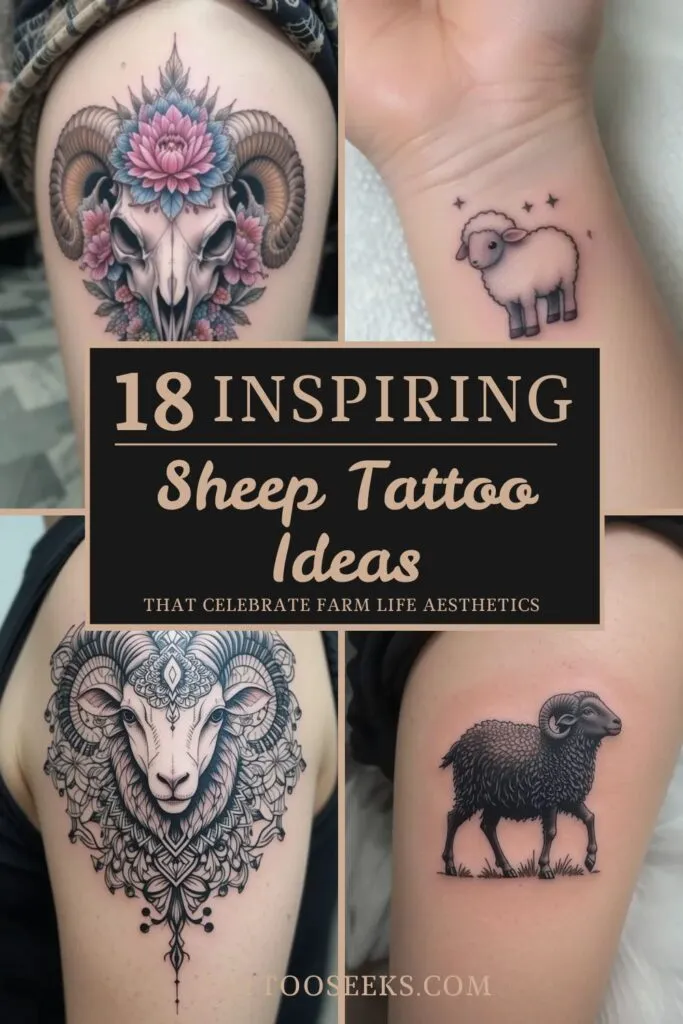 Sheep Tattoo Ideas