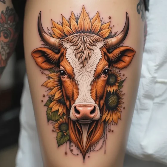 Sunflower-Cow Fusion