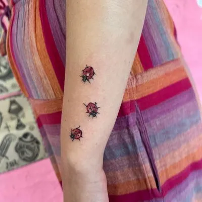 Ladybug Trail Tattoo