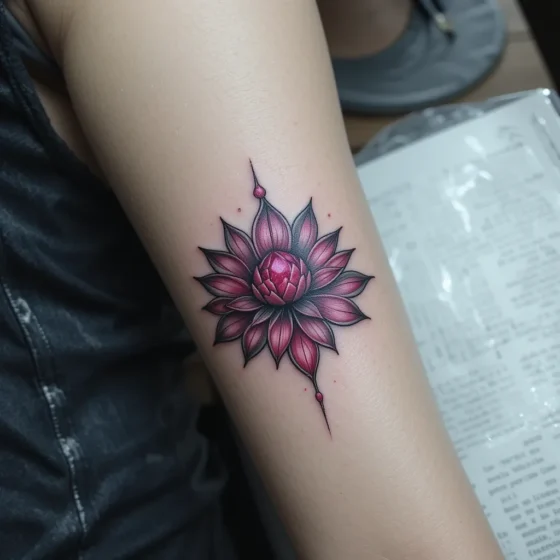 Ruby Lotus Tattoo