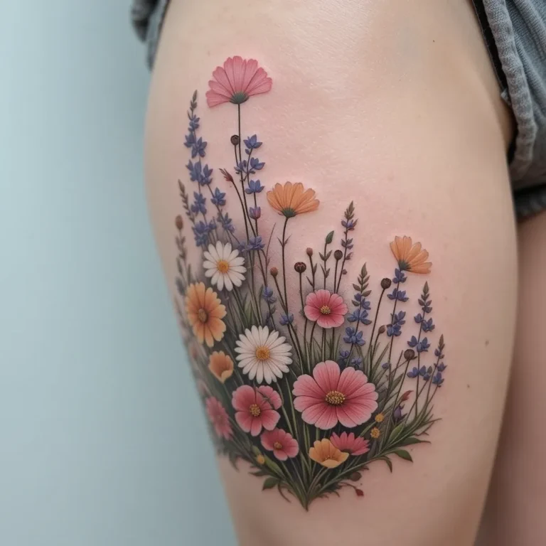 Wildflower Meadow Scene