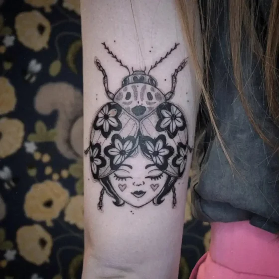ladybug tattoo