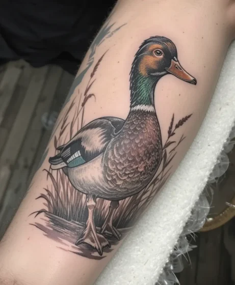 Detailed Hunting-Style Duck