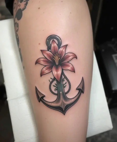 Lily on an Anchor Base