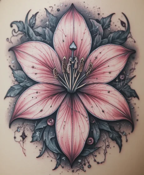 Lily with Zodiac Constellation