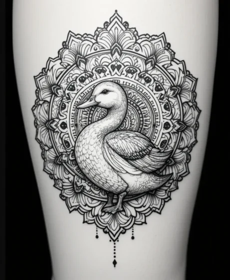 Mandala Duck Fusion